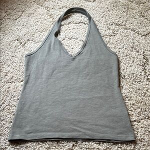 Universal Thread olive green halter top